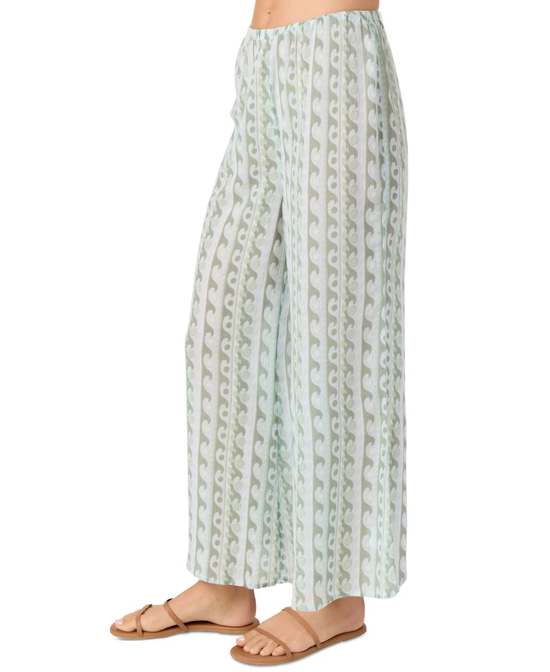 O'Neill Juniors' Regina Printed Cover-Up Pants