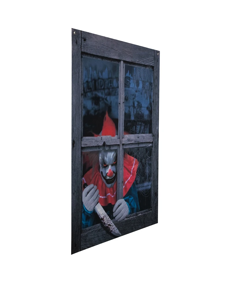 Northlight 47" Creepy Clown Scary Window Halloween Decoration