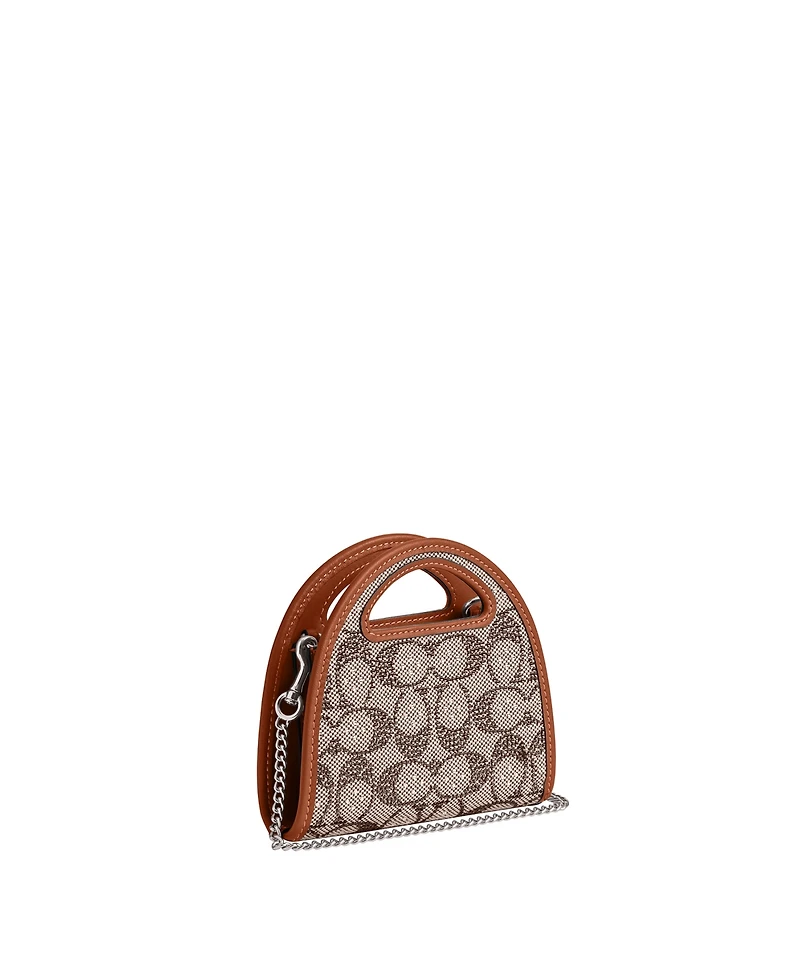 Coach Crystal Top Handle Card Case Wallet