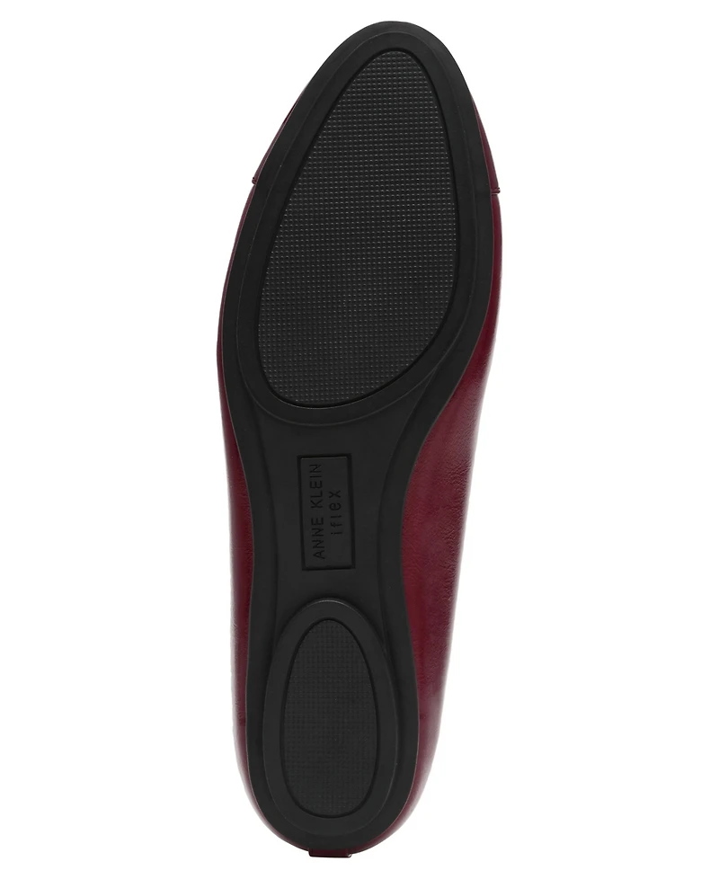 Anne Klein Women's Luci Cap Toe Ballet Flats