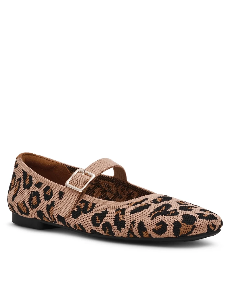 Anne Klein Women's Mabel Knit Mary Jane Flats