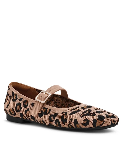 Anne Klein Women's Mabel Knit Mary Jane Flats