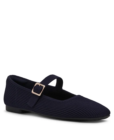Anne Klein Women's Mabel Knit Mary Jane Flats