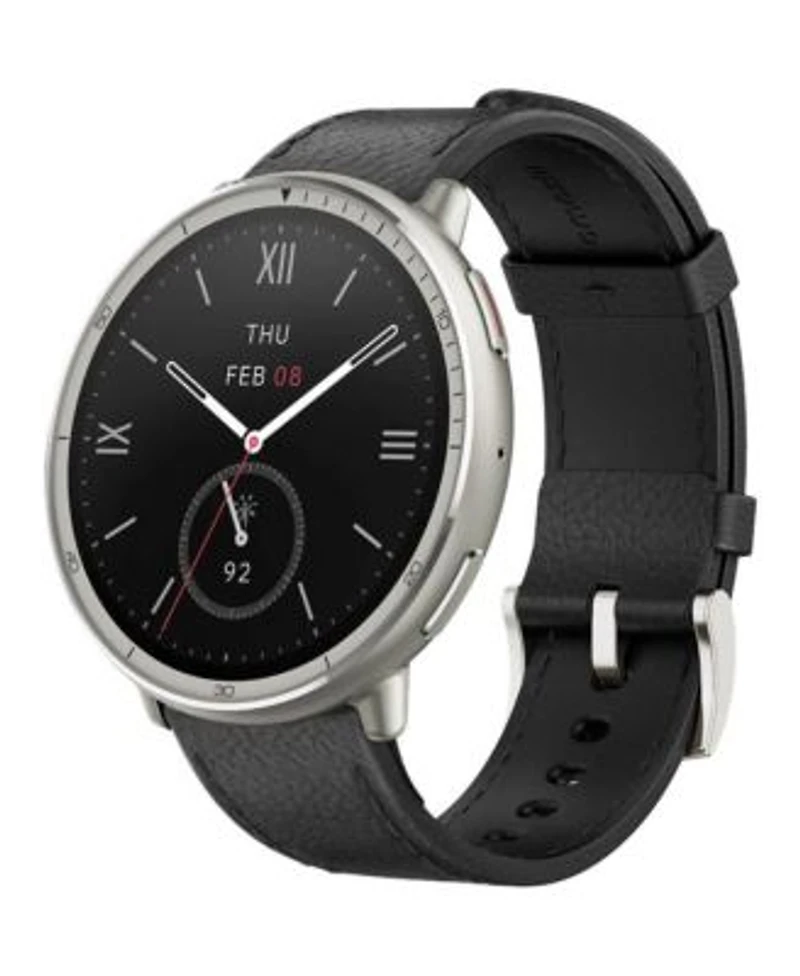 Amazfit Active 2 Smart Watch Black Leather Premium Version