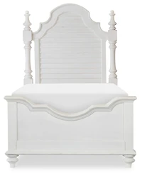Mandeville Twin Louvered Bed, Created for Macy's.