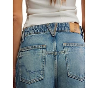 Free People Women's Deep Trance Boyfriend Cut Cotton Jeans