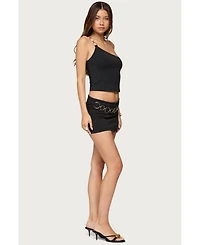 Edikted Women's Ashlyn Ring Chain Mini Skirt