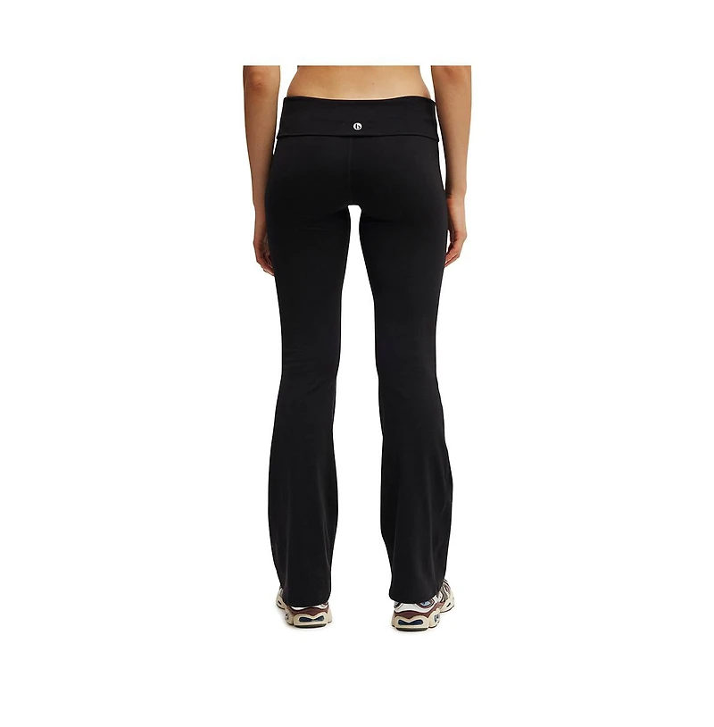 Cotton On Women's Active Ultra Soft Roll Over Flare