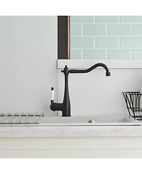 Greenspring Traditional Single-Handle Standard Kitchen Sink Faucet in Antique Copper