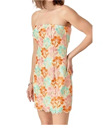 endless rose Women's Rhinestone Lace Dress