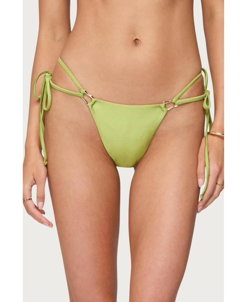 Edikted Women's Neve String Bikini Bottom