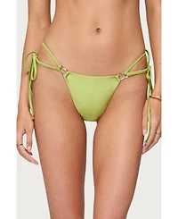 Edikted Women's Neve String Bikini Bottom