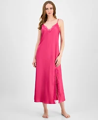 I.n.c. International Concepts Women's Lace-Trim Satin Nightgown