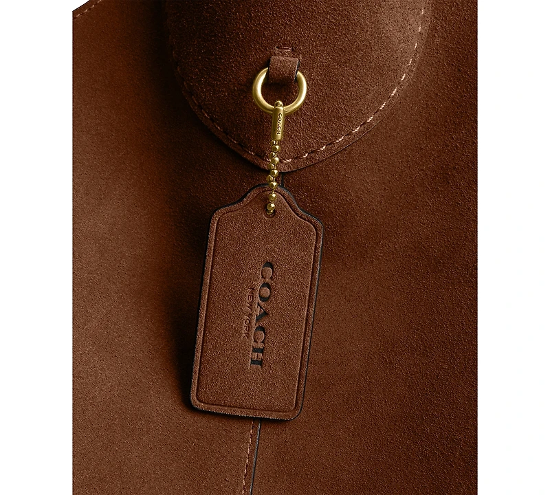 Coach Brooklyn Extra-Large Suede Shoulder Bag 39