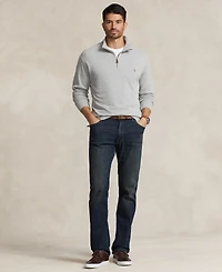 Polo Ralph Lauren Men's Big & Tall Estate-Rib Quarter-Zip Pullover Sweater