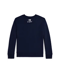 Polo Ralph Lauren Big Boys Us Open Crest Fleece Sweatshirt
