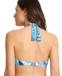 Tommy Bahama Women's Marina Printed Halter Bikini Top