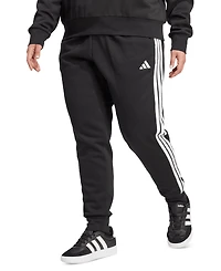 adidas Plus Essentials 3-Stripes Fleece Slim Pants