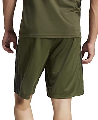adidas Men's Pique 3-Stripes Logo Training Shorts