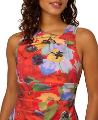 Adrianna Papell Women's Jacquard Knit Sleeveless Sheath Dress