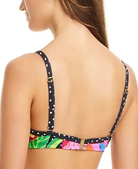 Bleu by Rod Beattie Women's Extra Bold Printed Bra-Style Bikini Top