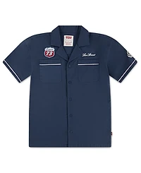 Levi's Big Boys Mechanic Short Sleeve Button-Up Shirt