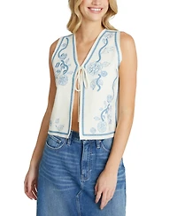 Driftwood Women's Ravishing Rosettes Sweater Vest