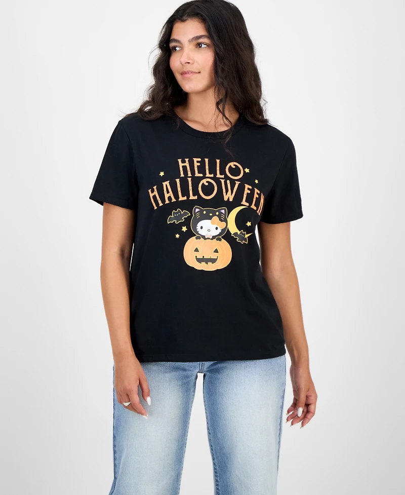Love Tribe Juniors' Hello Kitty Halloween T-Shirt