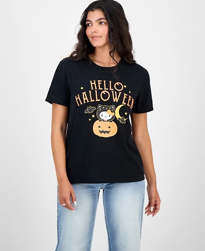 Love Tribe Juniors' Hello Kitty Halloween T-Shirt