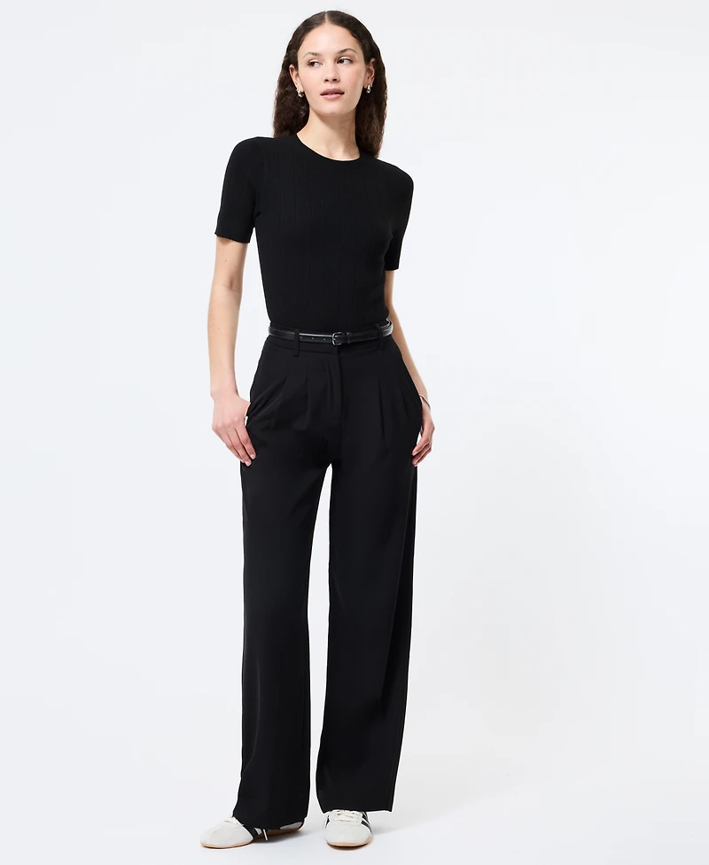 French Connection Women's Marley Ribbed Top