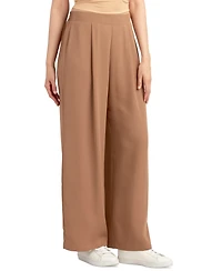 Bcx Juniors' Pleated Pull-On Wide-Leg Pants