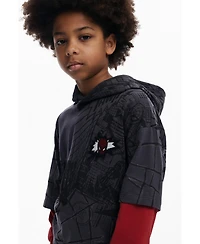 Desigual Boys Boys's Spiderman T-shirt with layering effect