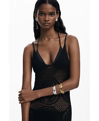 Desigual Women's Crochet strap dress
