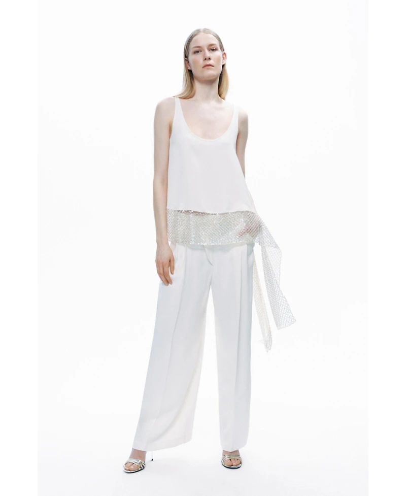 Nocturne Women's Tie Detail Blouse