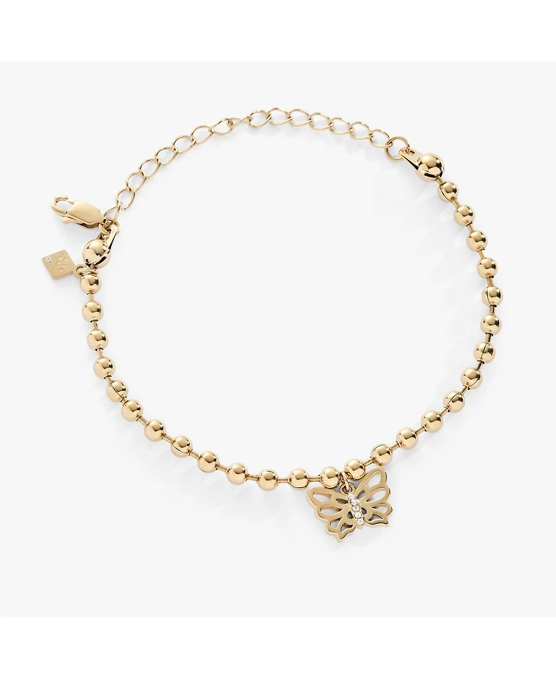 Butterfly Ball Chain Bracelet