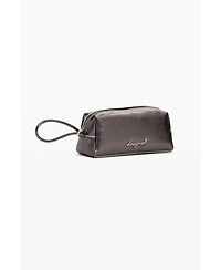 Desigual Women's Medium elongated metallic toiletry bag