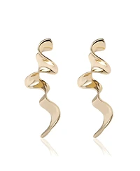 Bcbg Wavy Statement Drop Earrings