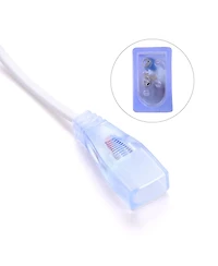 DELight Set of 10 Extension Cord Cable Wire for Led Neon Rope Light with Pin