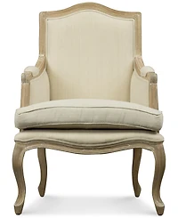Kempler Wood Traditional French Accent Chair