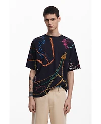 Desigual Men's Short-sleeve T-shirt with drawings