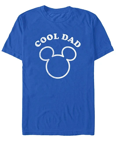 Fifth Sun Men's Cool Dad Mickey Short Sleeve T-Shirt