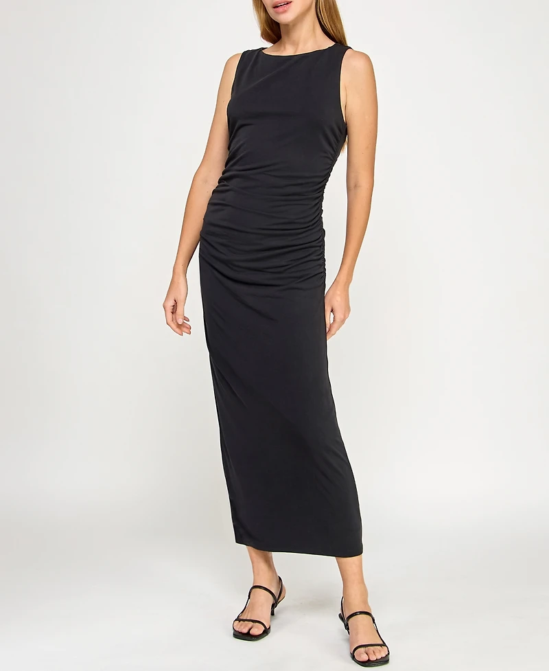 Leyden Juniors' Jersey Sleeveless Sheath Midi Dress