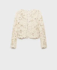 Mango Women's Thick Knit Cardigan