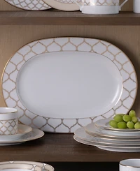Noritake Eternal Palace Gold Oval Platter, 14"