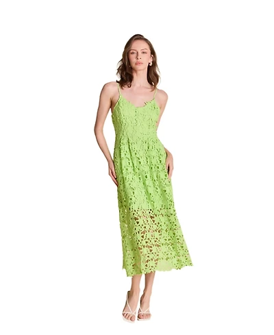 endless rose Women's Lace Cami Midi Dress