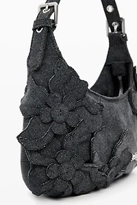 Desigual Women's Small floral applique bag