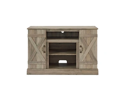American retro Cabinet with Open and Closed Storage Space