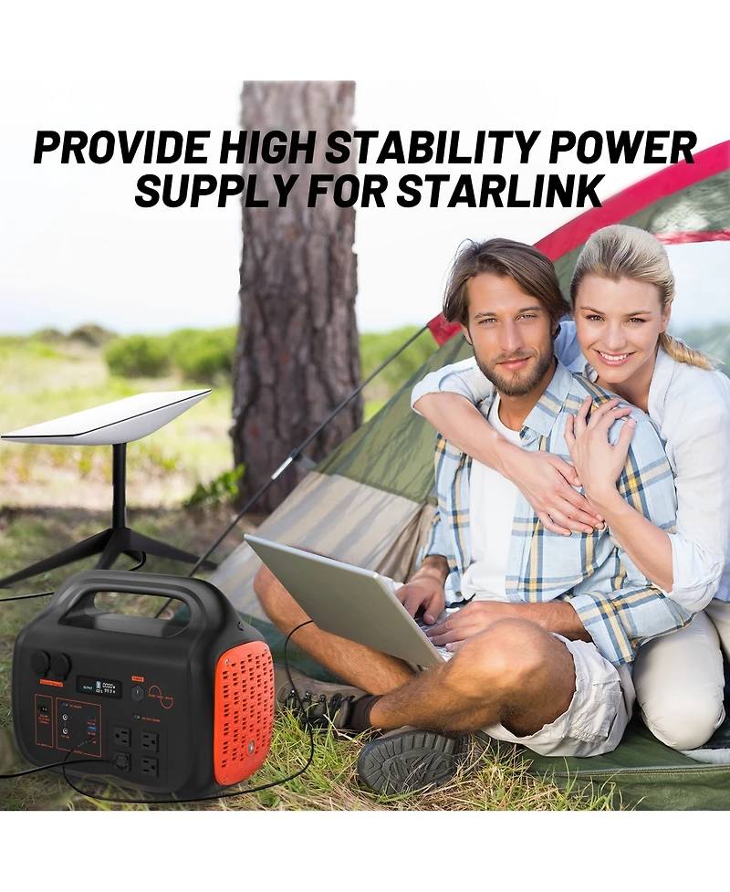 Mondawe 1800W Power Station - 0.02s Ups, 1.5H Fast Charge, 3000+ Cycles