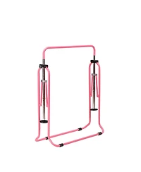 Zenova Gymnastics Bar Kids, Junior Training Bar, Height Adjustable Horizontal Bars, Folding Gymnastics Bars Monkey Bars for Kids