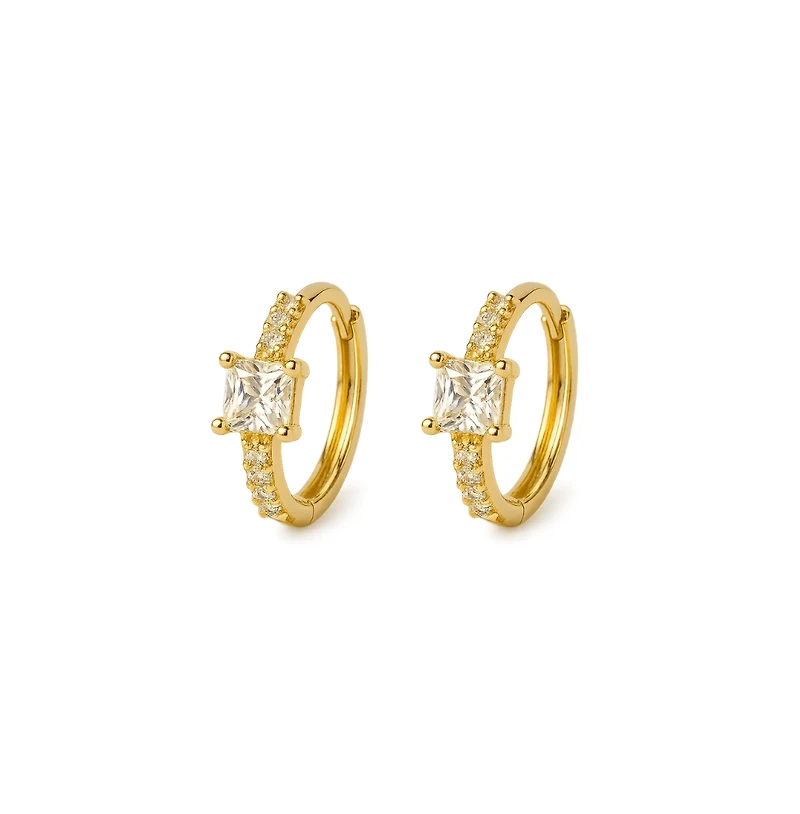 Hollywood Sensation Dainty Huggie Hoop Earrings -3 Pairs